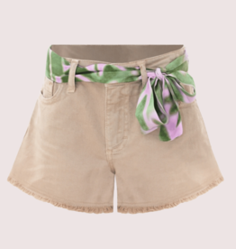 Kocca zandkleurig 5-pocket short Ras