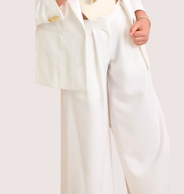 Nina&Lucia off white wijde broek