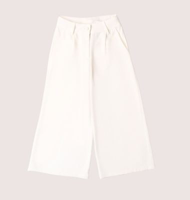 Banda broek wijdere off white