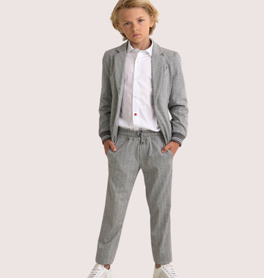 Red Limit grijze blazer met manchet