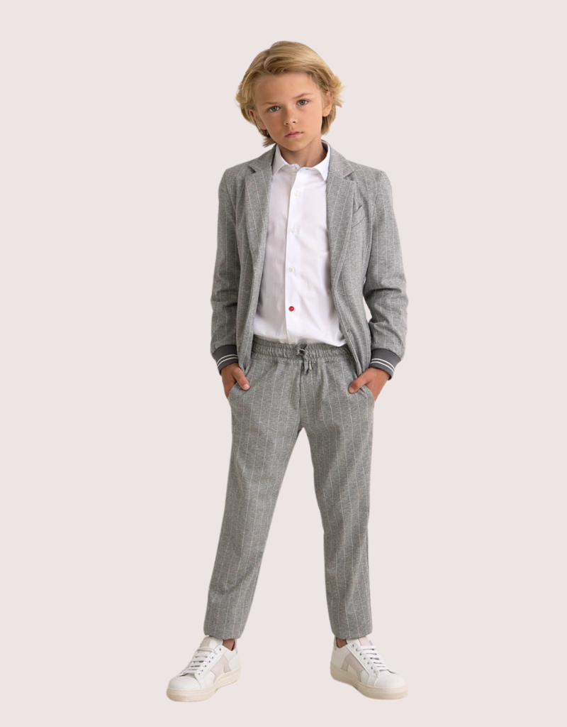 Red Limit grijze broek elastische taille