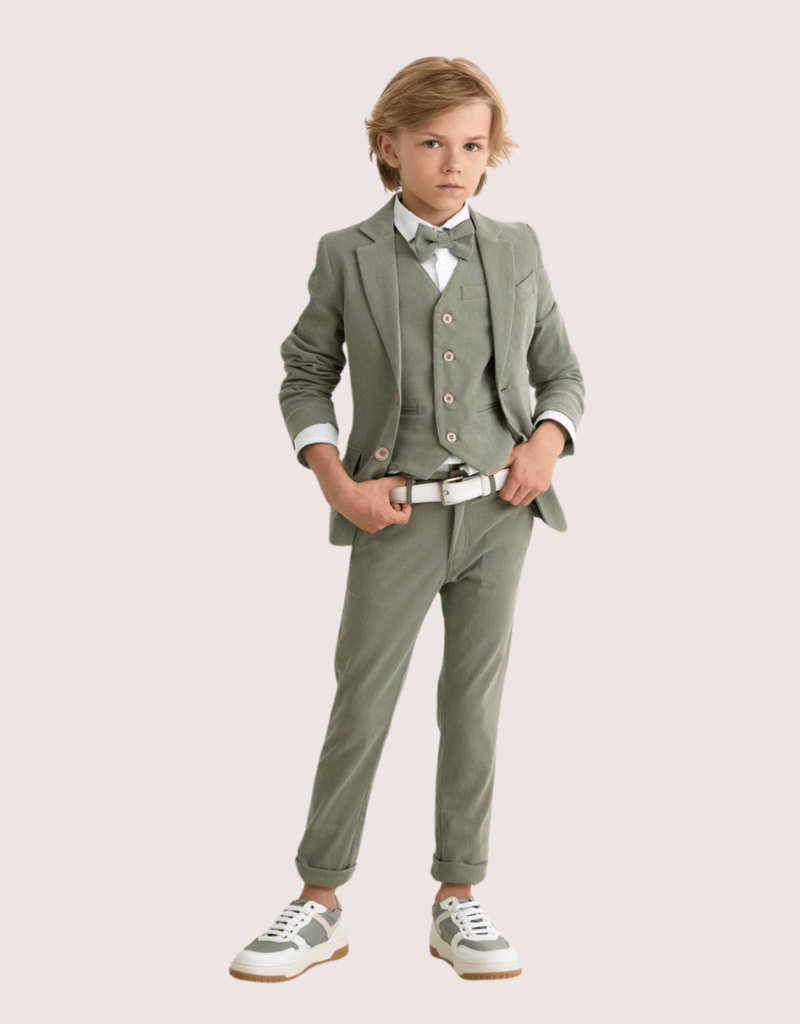 Red Limit groene gevoerde blazer