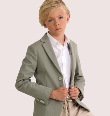 Lui & Lei kaki kleurige blazer
