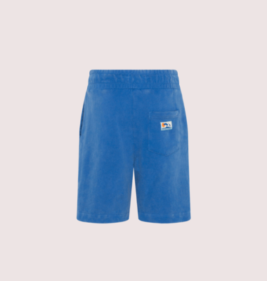 Ao76 kobalt blauw katoenen short eliot