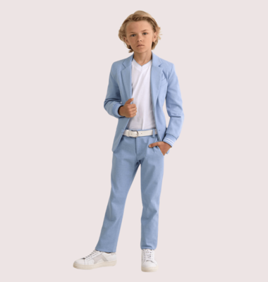 Red Limit blazer lichtblauw met manchet