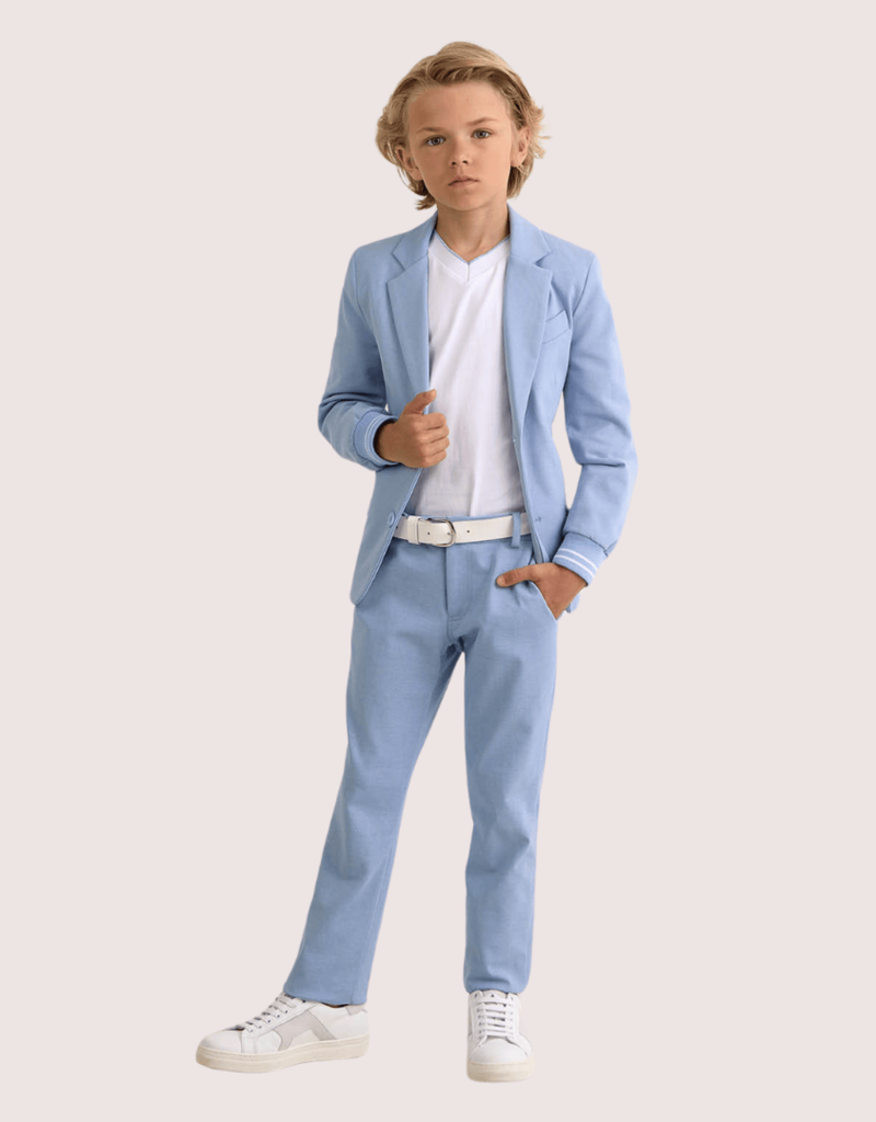Red Limit blazer lichtblauw met manchet