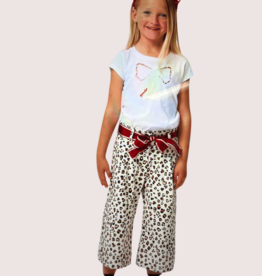 Monnalisa  broek in tijgerprint