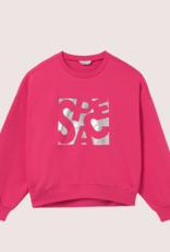 Mayoral fuchsia sweater met print space