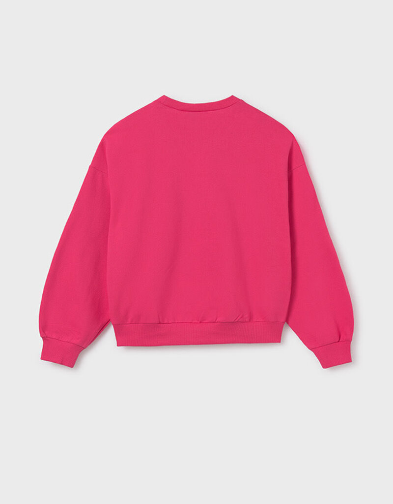 Mayoral fuchsia sweater met print space
