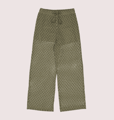 Mayoral kaki kleur gehaakte broek