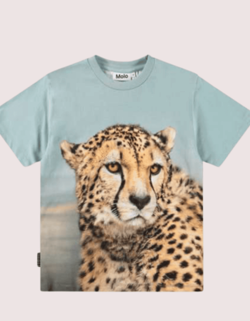 Molo T-shirt met tijgerkop rubin