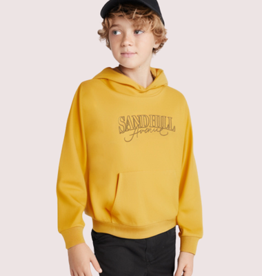 Mayoral gele hoodie steekzakken sandhill