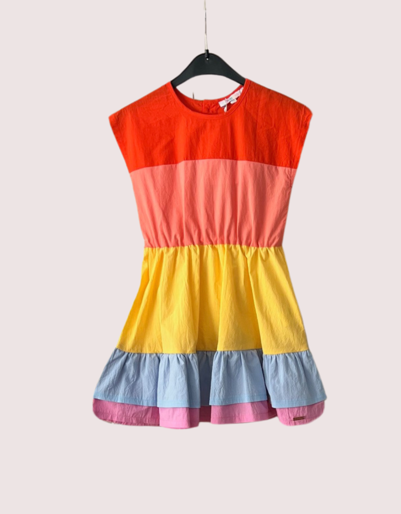 Blue Bay multicolor jurk doortje