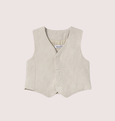 Mayoral zandkleurig ondervest of gilet