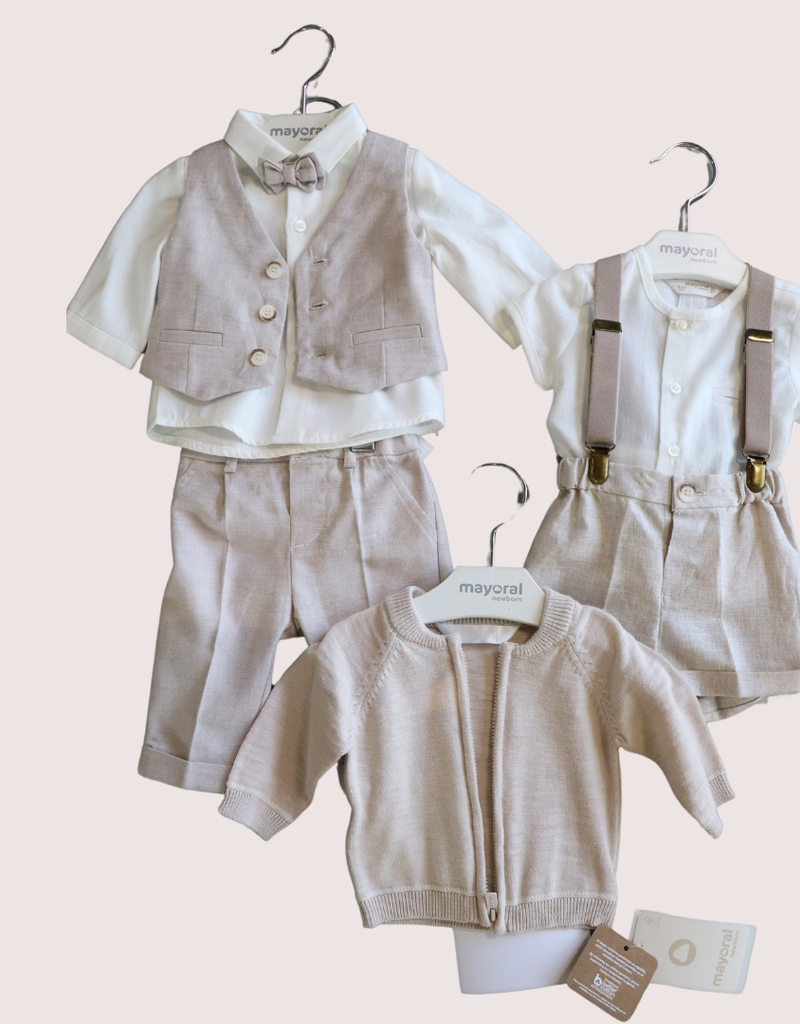 Mayoral zandkleurige lange broek