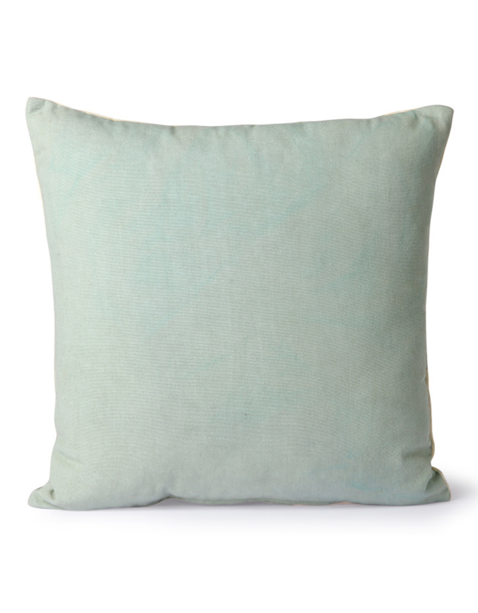 HKliving HKliving Striped Velvet Cushion mint/green