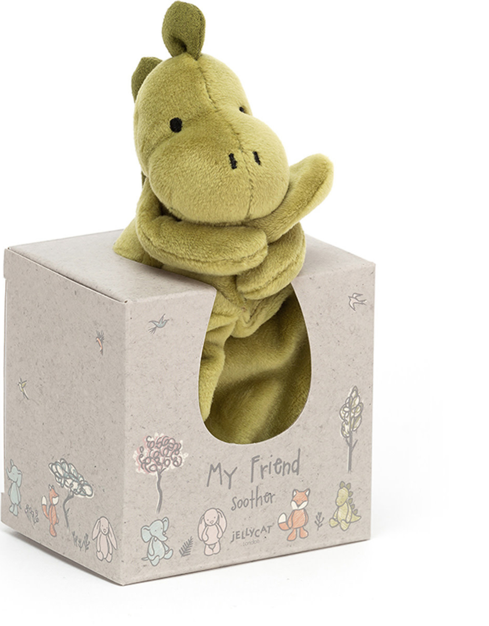 JellyCat Jellycat My Friend Dino Soother