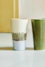 HKliving Hkliving 70's Ceramics Latte Mug Grass