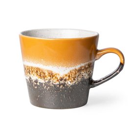 HKliving Hkliving 70's Ceramics Cappuccino Mug Fire