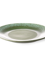 HKliving HKliving 70's Ceramics Dinner Plate Green