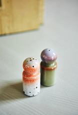 HKliving Hkliving 70's Ceramics Pepper & Salt Jar