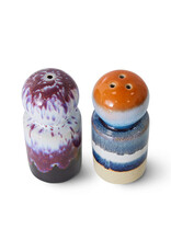 HKliving Hkliving 70's Ceramics Pepper & Salt Jar Stargaze