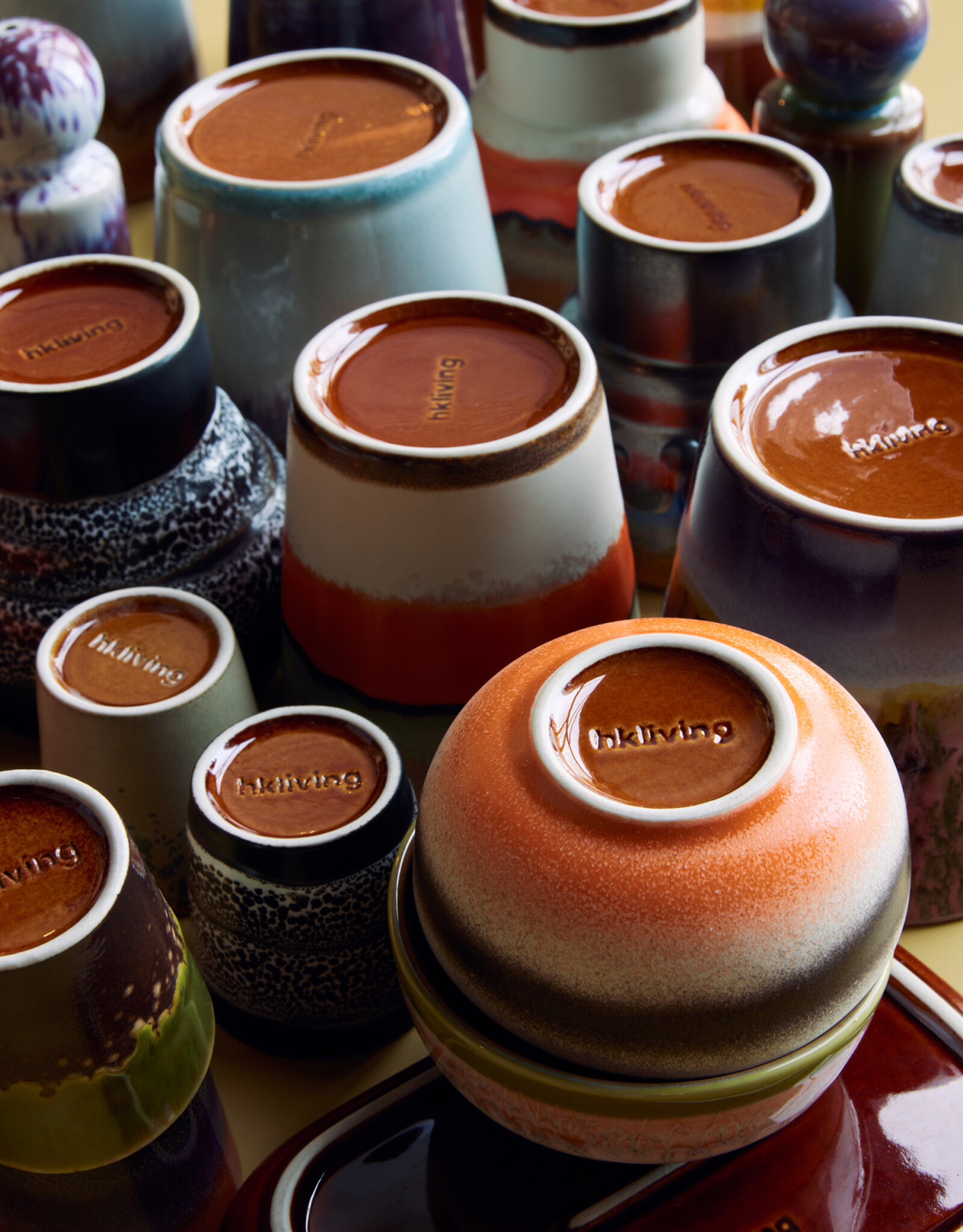 HKliving HKLiving 70's Ceramics Coffee Mug Eclipse