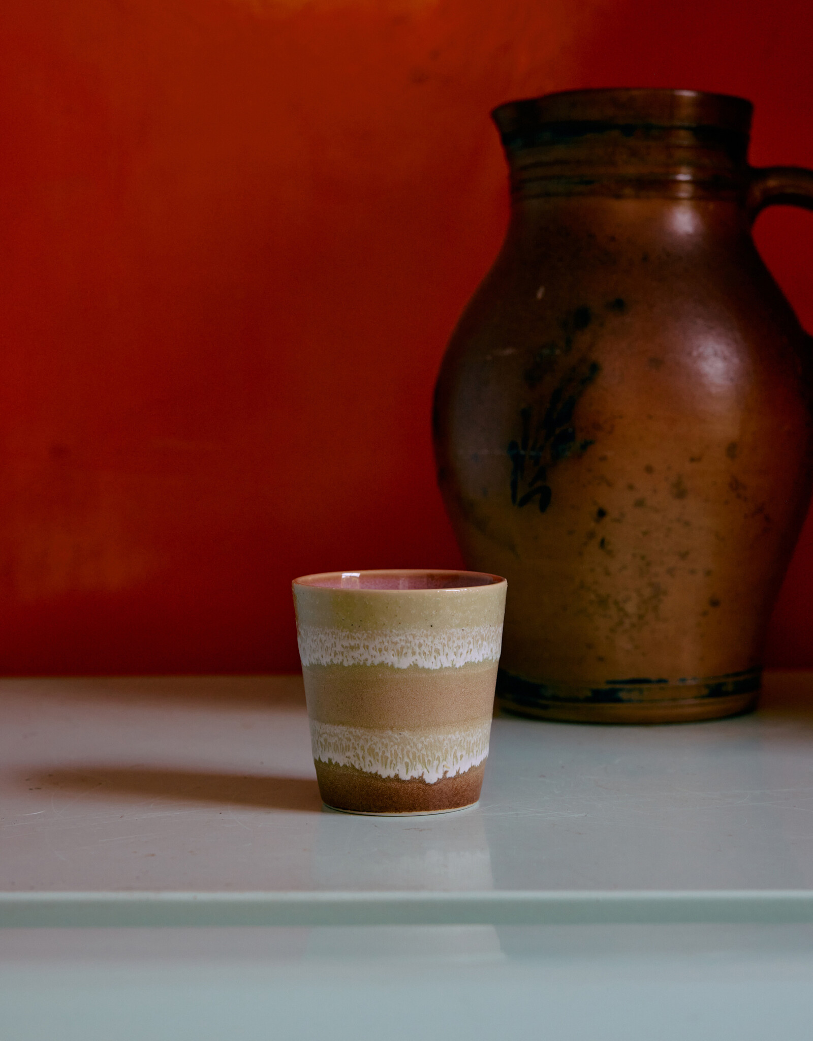 HKliving HKliving 70's Ceramics coffee mug Umber