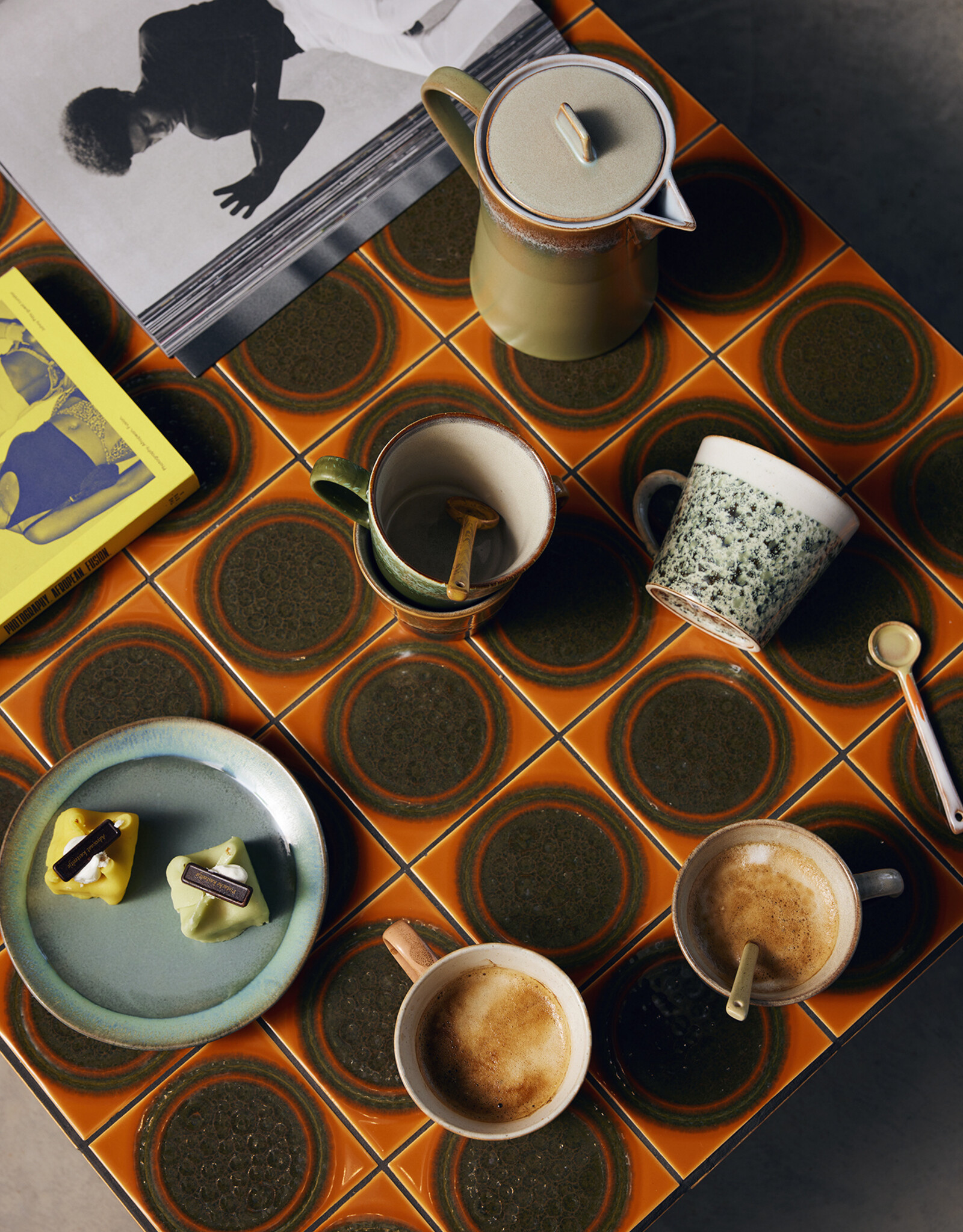 HKliving HKliving 70's Ceramics Cappuccino Mug Hail