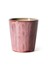 HKliving HKliving 70's Ceramics coffee mug Rhubarb