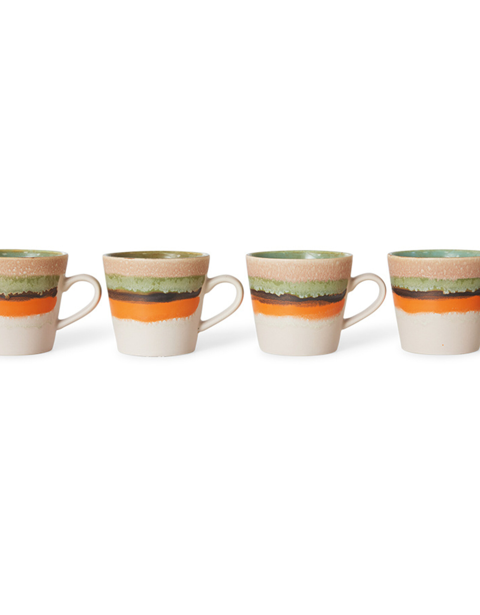 HKliving HKliving 70's Ceramics Cappuccino Mug Burst
