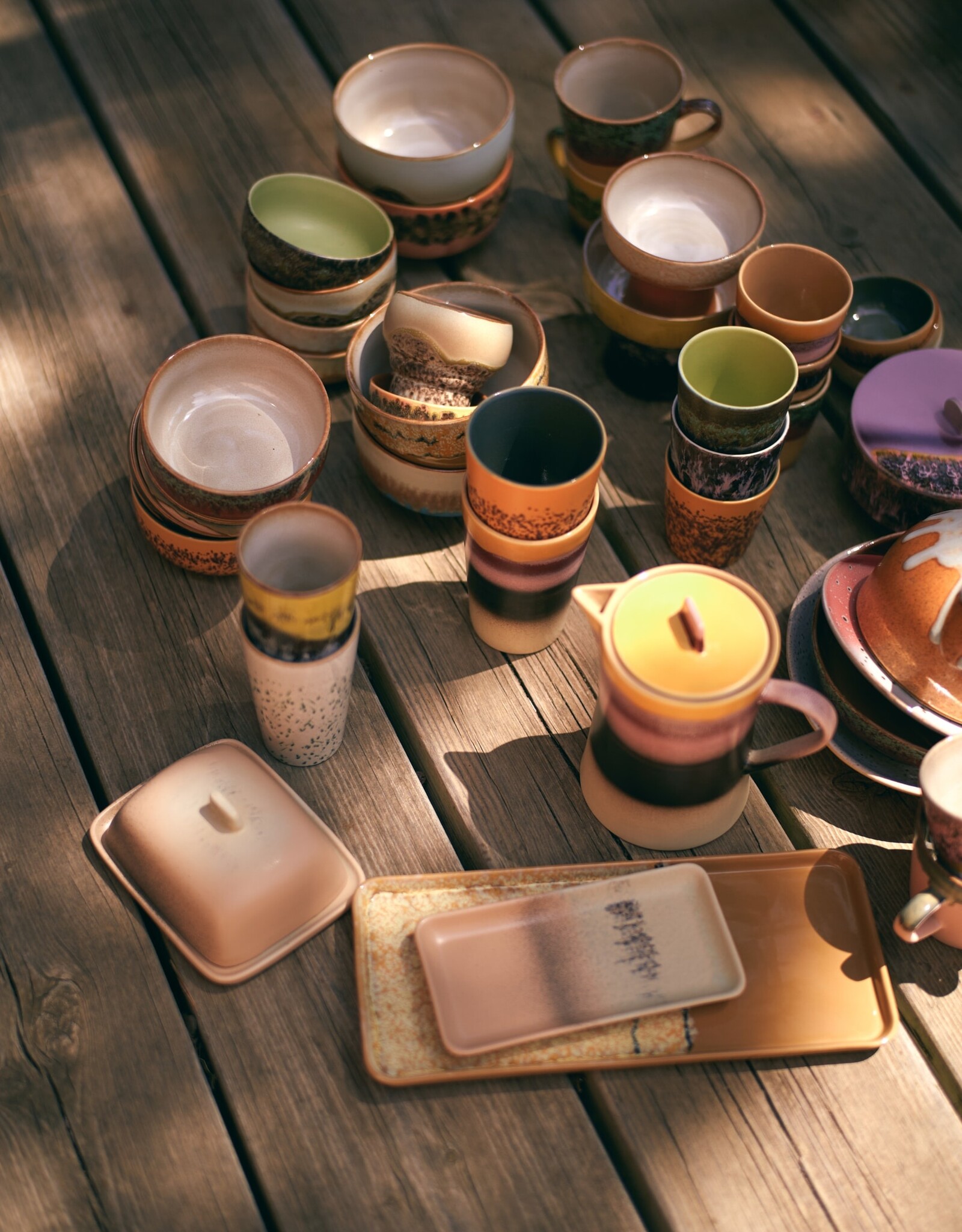 HKliving HKliving 70's Ceramics Tea Mug Sunset