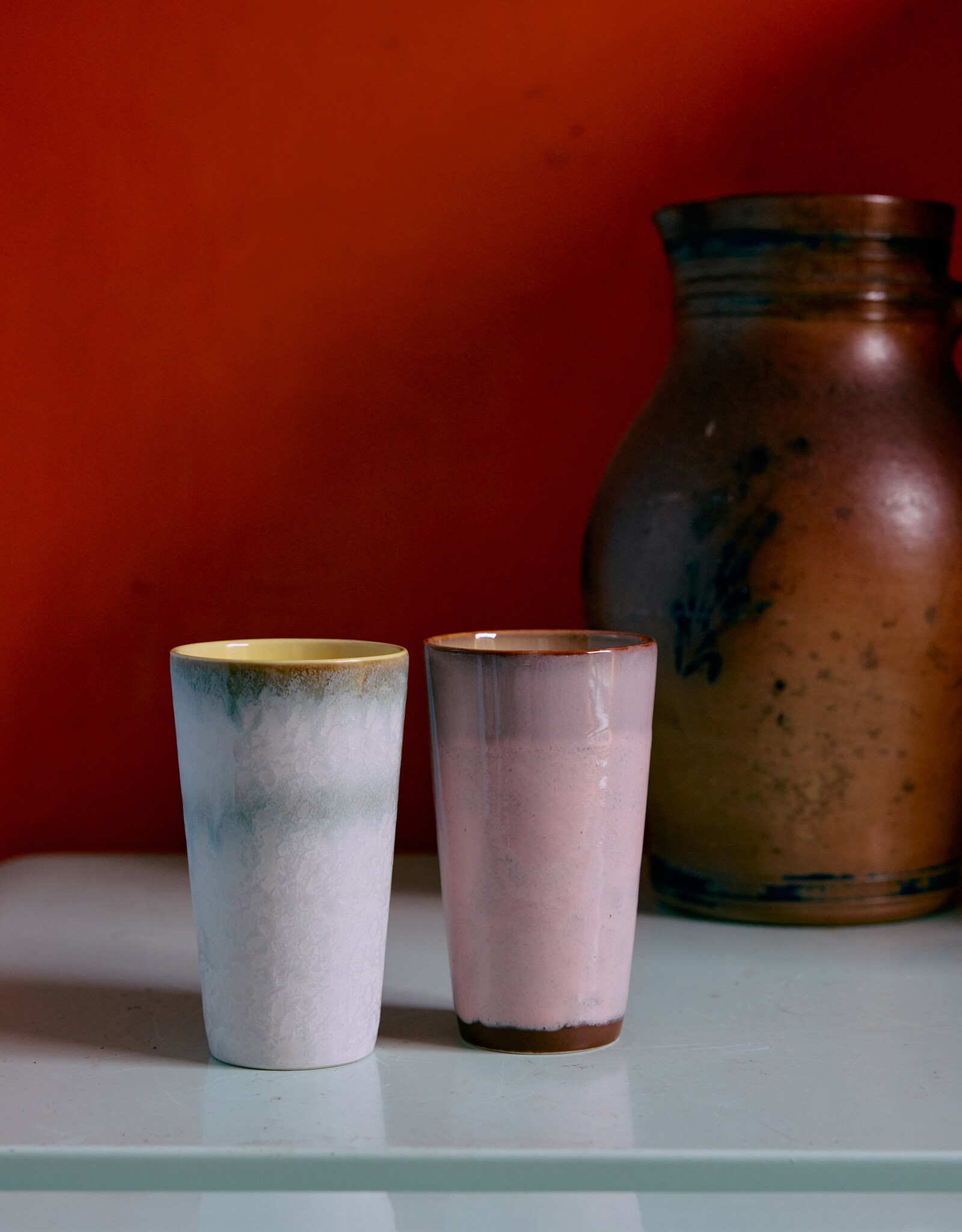 HKliving HKliving 70's Ceramics Latte Mug petal