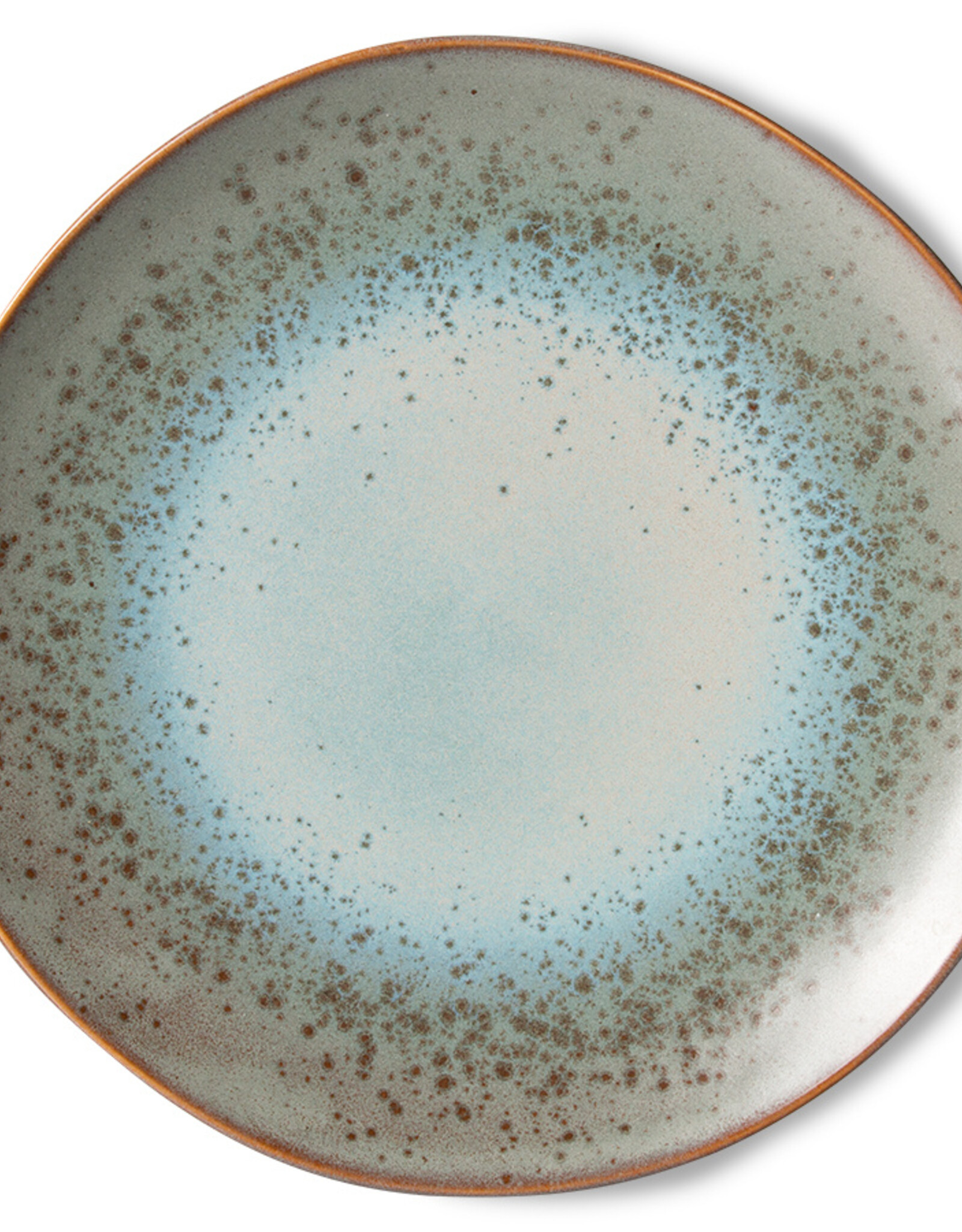 HKliving Hkliving 70's Ceramics Dinner Plates Mineral - set van 2