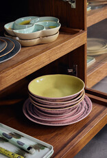 HKliving HKliving 70's Ceramics Dinner Plates Bubble - set van 2