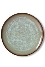 HKliving HKliving 70's Ceramics Dinner Plates Contrast - set van 2
