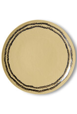 HKliving HKliving 70's Ceramics Dinner Plates Vanilla - set van 2
