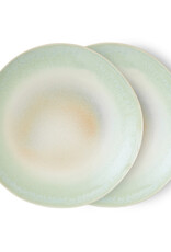 HKliving Copy of HKliving 70's Ceramics Dinner Palms - set van 2