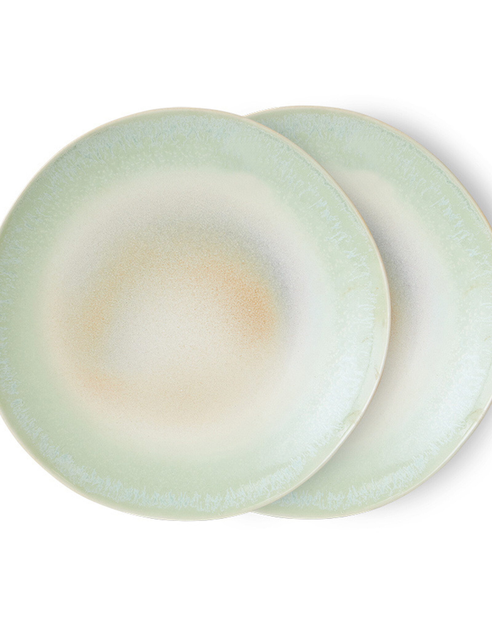 HKliving Copy of HKliving 70's Ceramics Dinner Palms - set van 2