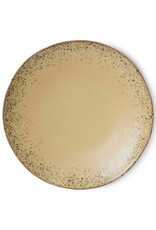 HKliving HKliving 70's Ceramics Dinner Plates Grit - set van 2