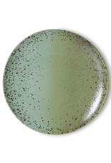 HKliving HKliving 70's Ceramics Dinner Plates Fleck- set van 2