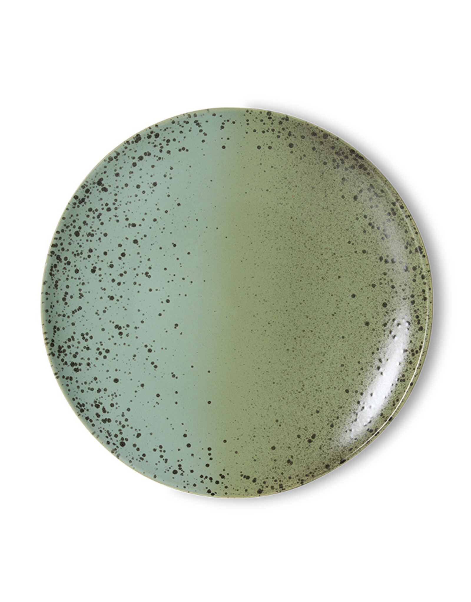 HKliving HKliving 70's Ceramics Dinner Plates Fleck- set van 2