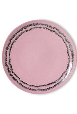 HKliving Hkliving 70's Ceramics Dessert Plate bubble - set van 2