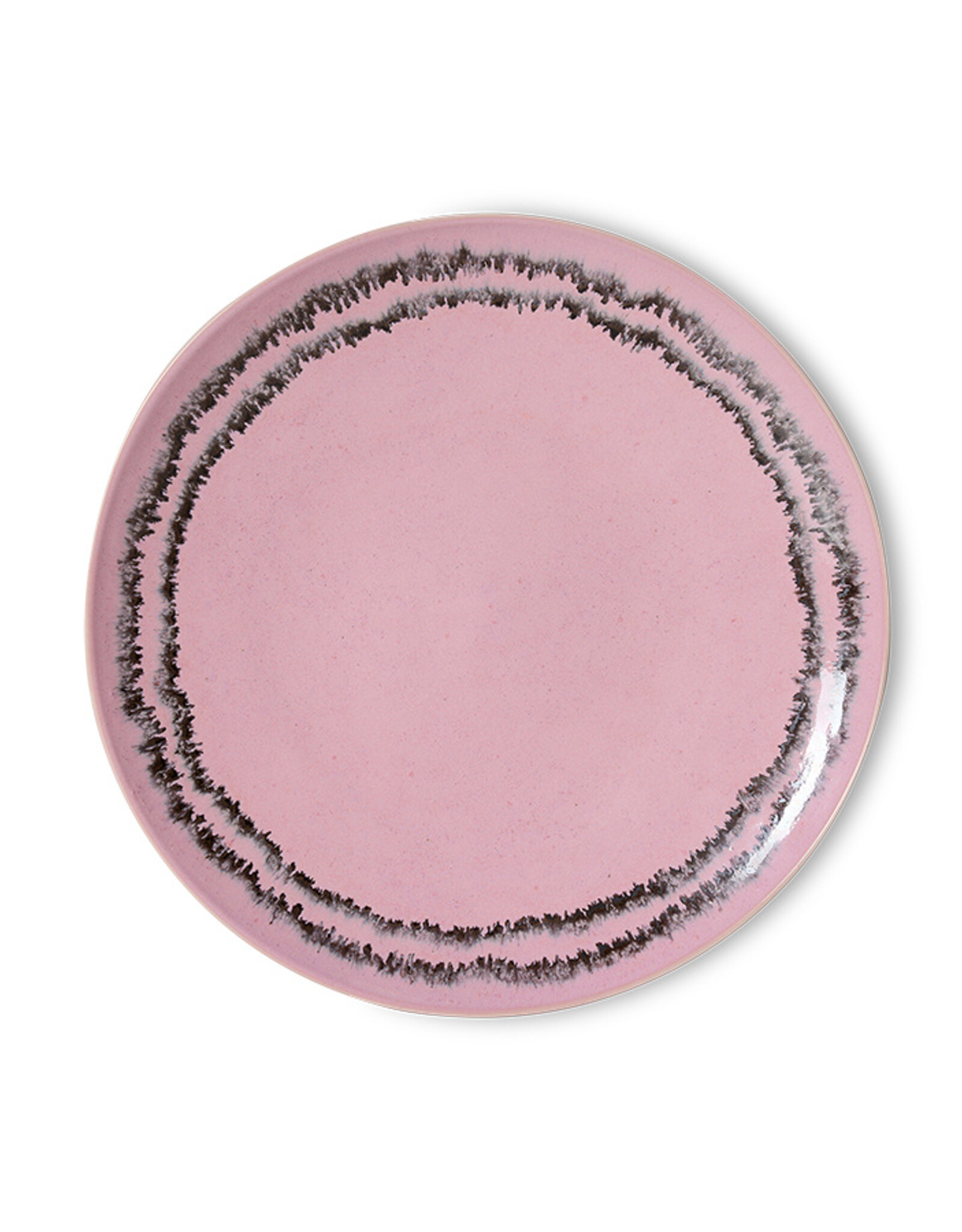 HKliving Hkliving 70's Ceramics Dessert Plate bubble - set van 2