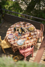 HKliving Hkliving 70's Ceramics Dinner Plates Coconut - set van 2