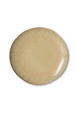 HKliving HKliving 70's Ceramics Dessert Plate Grit - set van 2