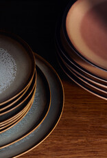 HKliving Copy of HKliving 70's Ceramics side plate Contrast - Set van 2