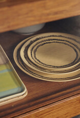HKliving HKliving 70's Ceramics side plate Vanilla - Set van 2