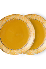 HKliving Hkliving 70s ceramics side plates paradise - set van 2