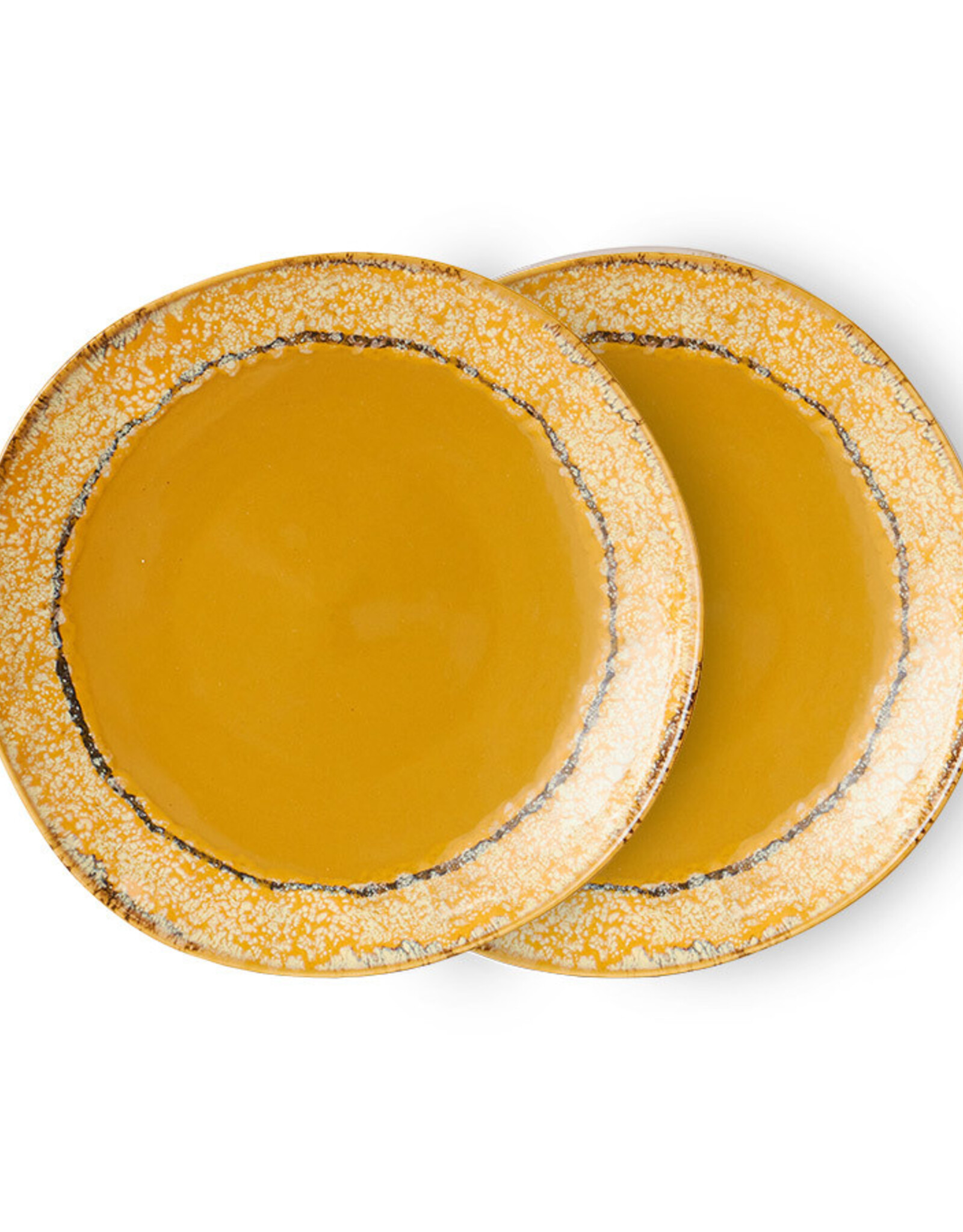HKliving Hkliving 70s ceramics side plates paradise - set van 2